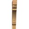 Ekena Millwork Olympic Block Rough Sawn Bracket, Western Red Cedar, 4"W x 28"D x 28"H BKT04X28X28OLY05RWR - alternate 3